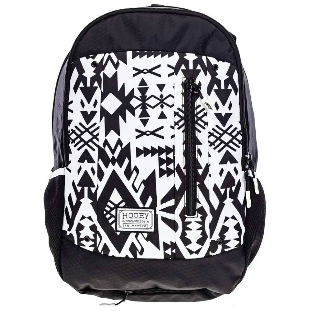 NEW HOOEY unisex - rock backpack in black/aztec